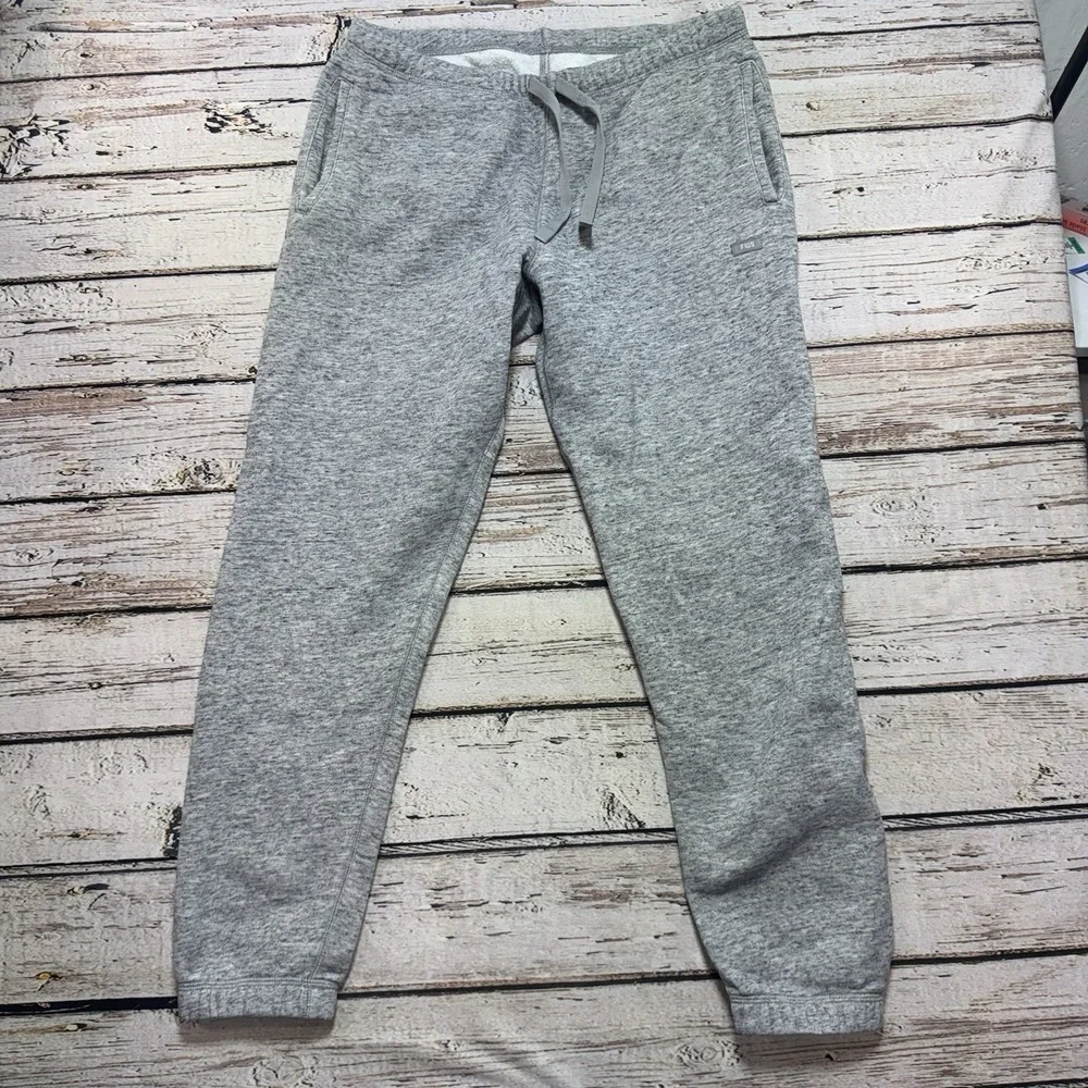 Figs Gray Fleece Jogger Sweatpants Joggers Scrubs Nurse Doctor Hospital Soft
